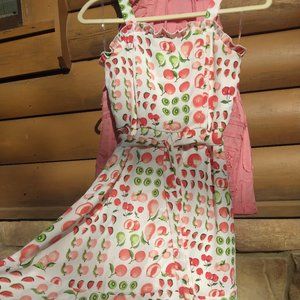 NWT Extraordinary fruit salad dress Girls Size 14